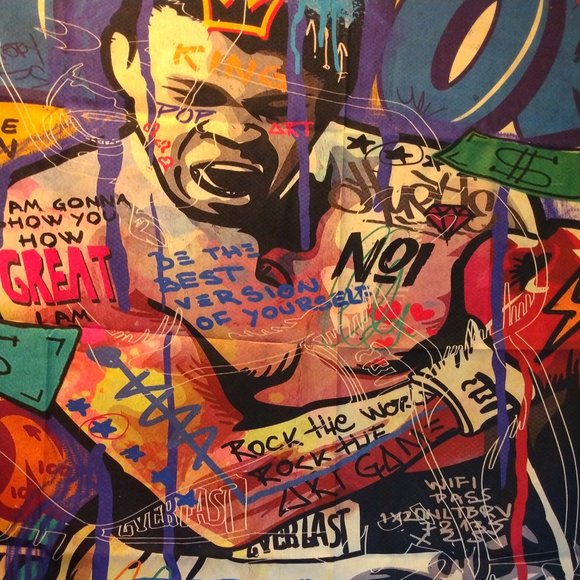 Pop Art Muhammad Ali Victory Tapestry Brand New - Picture 3 of 4